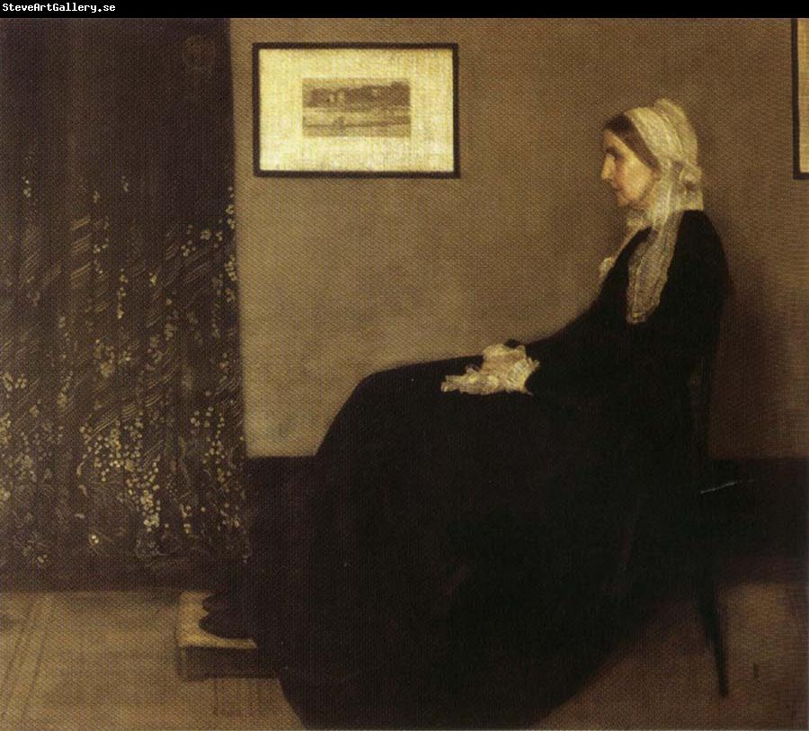 James Abbott McNeil Whistler Arrangement in Gray and Black: Portrait of the Artist's Mother